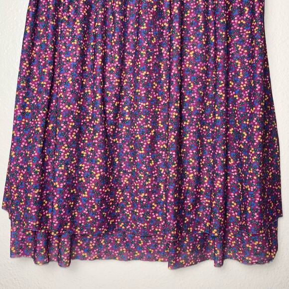 Matilda Jane Walking On a Cloud Mesh Babydoll Top Purple Women's Size Medium - Picture 8 of 16